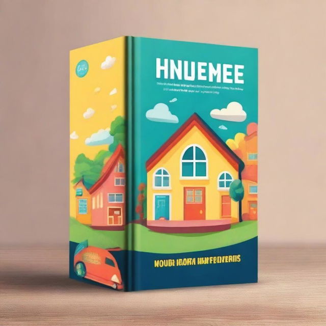 An artistic and vibrant book cover design for a school-themed book