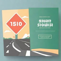 Create a cover page on the topic 'Road Accident Safety System' with dimensions 1200 x 630 pixels