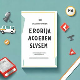 Create a cover page on the topic 'Road Accident Safety System' with dimensions 1200 x 630 pixels