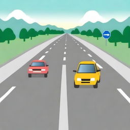 Design a cover page on the topic 'Road Accident Safety System' with dimensions 1200 x 630 pixels for a web page in English