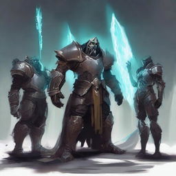 A depiction of a ruined king, an experiment with exoskeleton armor, and Warmog's armor