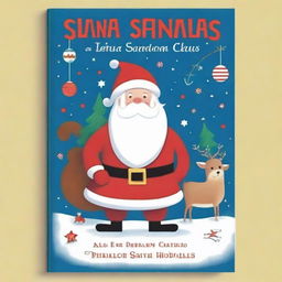 Crea una portada de libro titulada 'La Desaparición de Santa Claus' en español