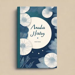 Create a beautifully drawn book cover for a poetry book