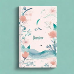 Create a beautifully drawn book cover for a poetry book