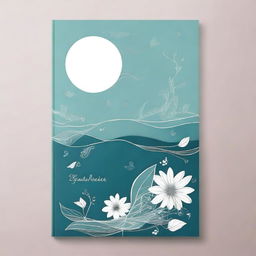 Create a beautifully drawn book cover for a poetry book