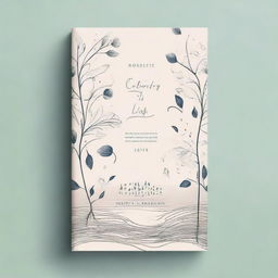 Create a beautifully drawn book cover for a poetry book titled '100 Notes I'm Afraid to Write