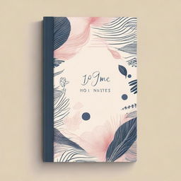 Create a beautifully drawn book cover for a poetry book titled '100 Notes I'm Afraid to Write