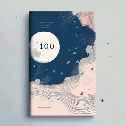 Create a beautifully drawn book cover for a poetry book titled '100 Notes I'm Afraid to Write' for Wattpad