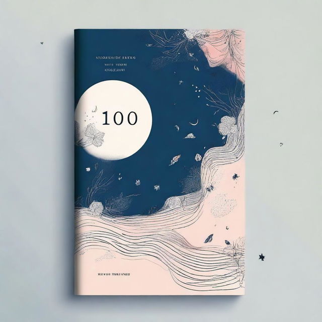 Create a beautifully drawn book cover for a poetry book titled '100 Notes I'm Afraid to Write' for Wattpad