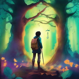 Create an engaging and visually appealing cover for a young adult fantasy book