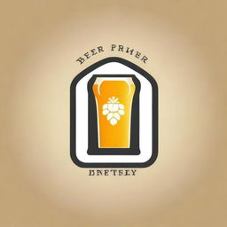 Create a beer logo that is modern and eye-catching