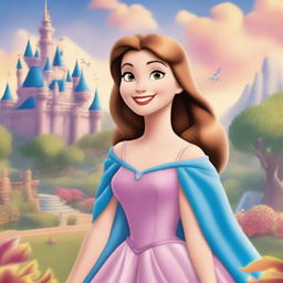 Crea un póster de película de Disney con una chica gorda llamada Amely