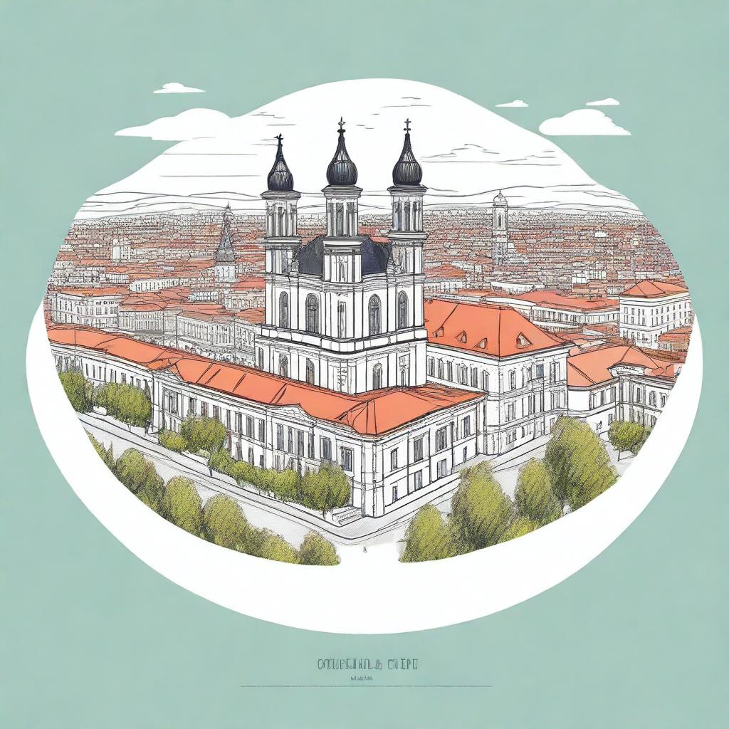 Create an image representing the Romanian city of Cluj