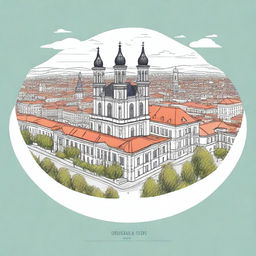 Create an image representing the Romanian city of Cluj