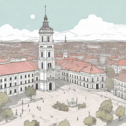 Create an image representing the Romanian city of Cluj