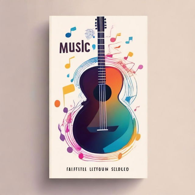 Create a book cover about music