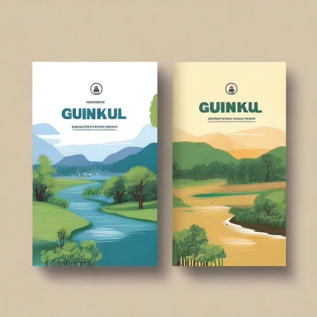 A captivating book cover for a field report on Gunungkidul tourism