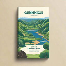 A captivating book cover for a field report on Gunungkidul tourism