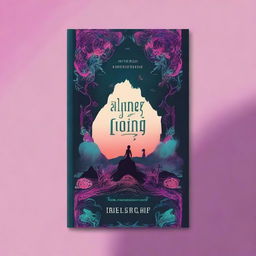 Create a book cover featuring a captivating and mysterious design