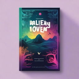 Create a book cover featuring a captivating and mysterious design