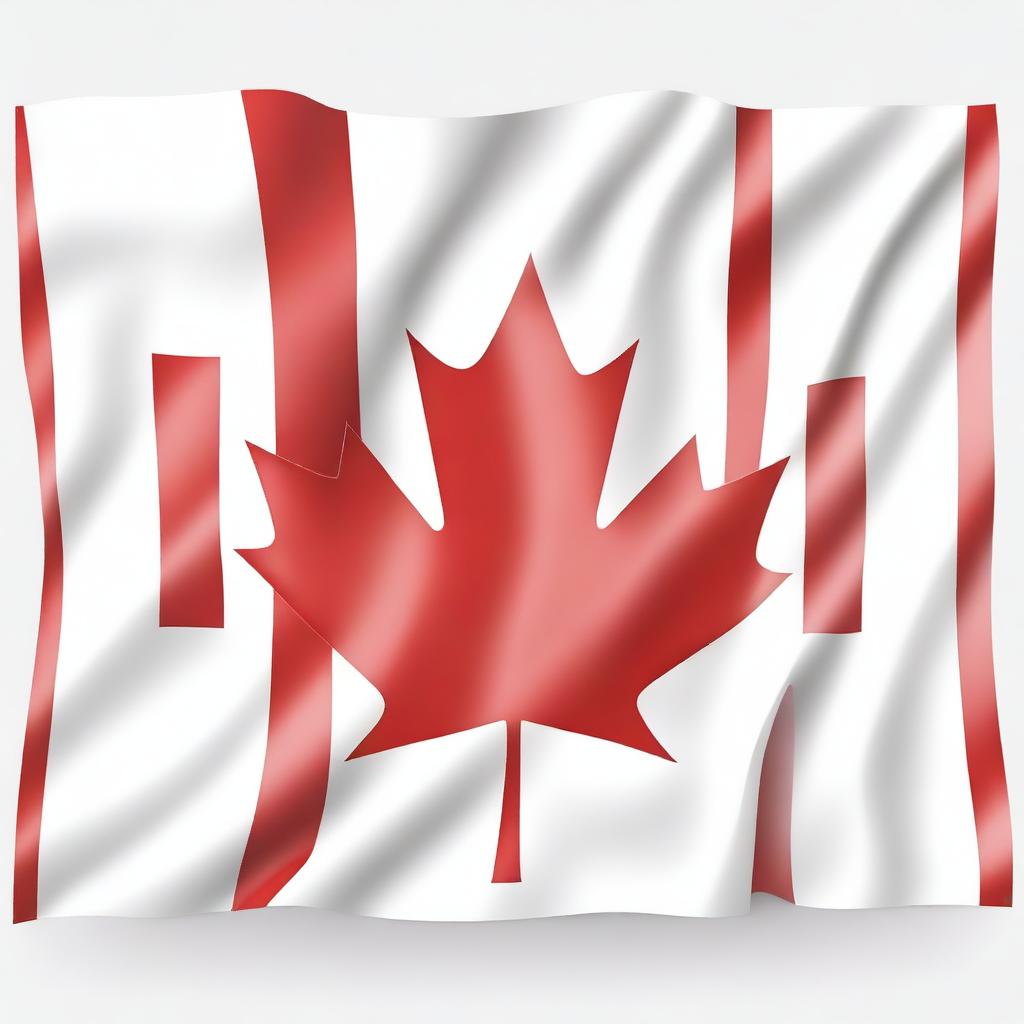 A high-resolution image of the Canadian flag, featuring a red maple leaf in the center with red bars on both sides, set against a white background