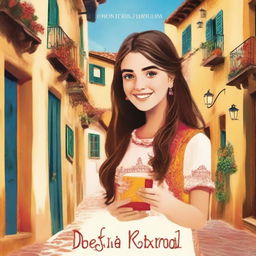 A book cover featuring a teenage girl who moves to Spain