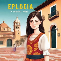 A book cover featuring a teenage girl who moves to Spain