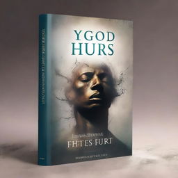 A captivating, beautiful book cover for a book titled 'My God that Hurts'