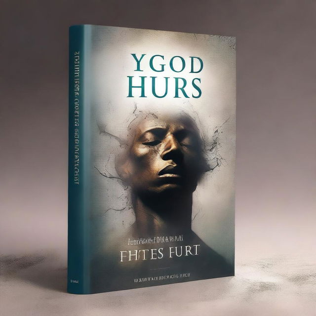 A captivating, beautiful book cover for a book titled 'My God that Hurts'