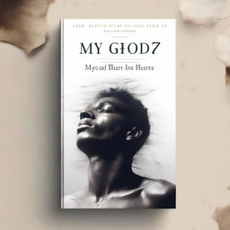 A captivating, beautiful book cover for a book titled 'My God that Hurts'