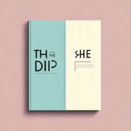 Design a book cover inspired by Seth Godin's book 'The Dip'