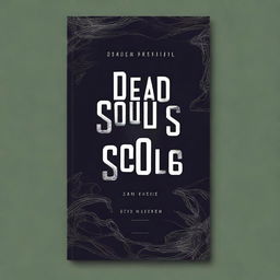 Design a book cover inspired by Sam Rivere's 'Dead Souls'