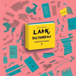 Design a book cover inspired by Eley Williams's 'Liar's Dictionary'