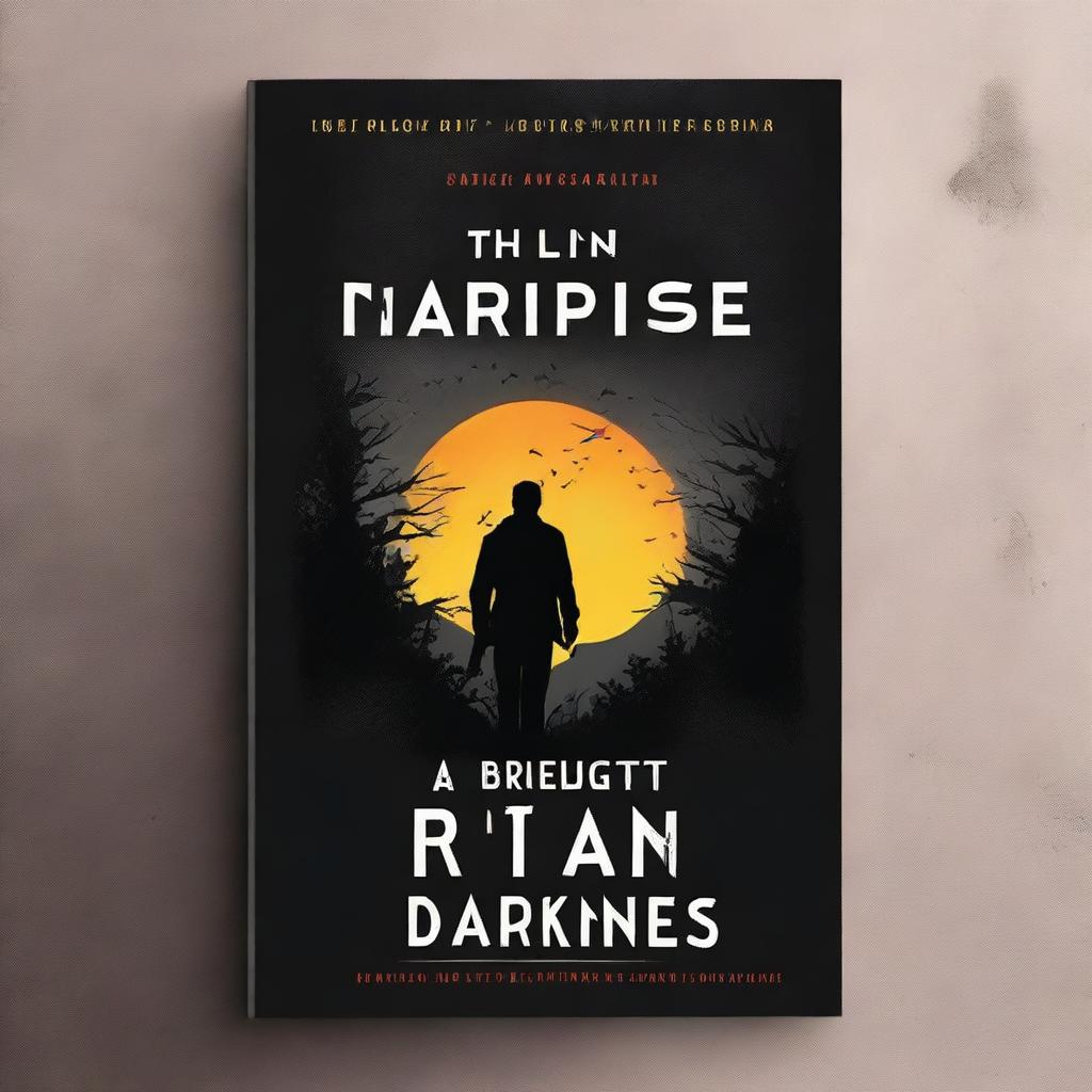 Design a book cover inspired by Ethan Hawke's 'A Bright Ray of Darkness'