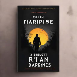 Design a book cover inspired by Ethan Hawke's 'A Bright Ray of Darkness'