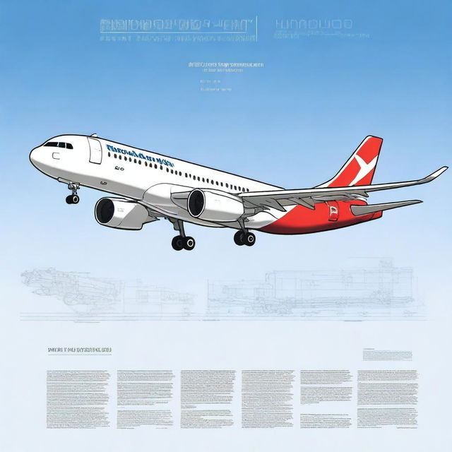 Create a book cover for an Airbus A320 with dimensions 477