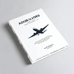 A book cover design for an Airbus A320 with dimensions 477