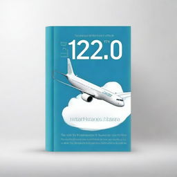 A book cover design for an Airbus A320 with dimensions 477