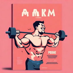 Design a book cover for a guide on arm exercises