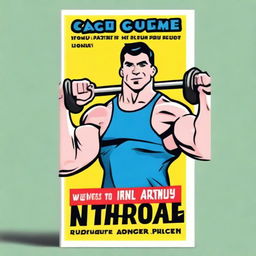 Design a book cover for a guide on arm exercises