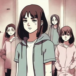 A young girl struggling with mental health is sent by her mother to what appears to be a mental hospital