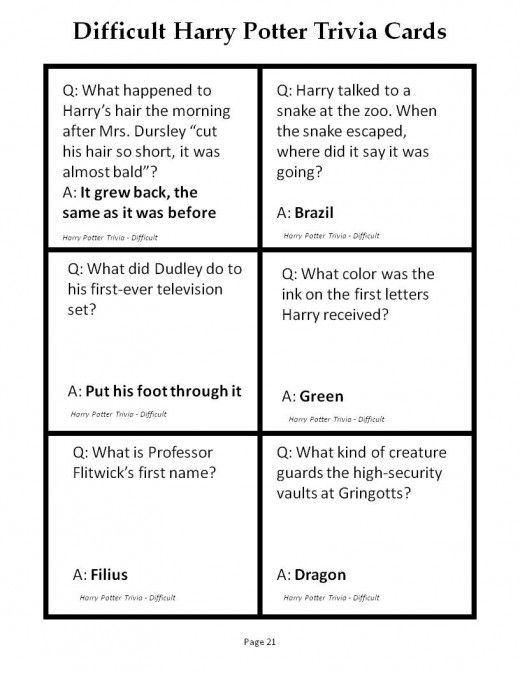 Ultimate Harry Potter Trivia Quiz