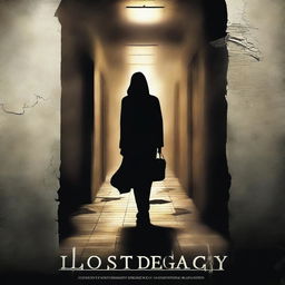 Create a dramatic and suspenseful book cover for 'Lost Legacy