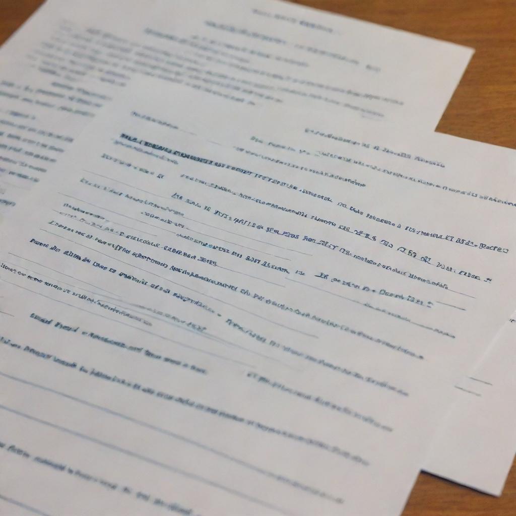 A stack of tests all marked with perfect scores of 100% with Danielle's name on each, showcasing excellence and academic success.