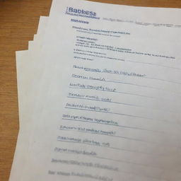 A stack of tests all marked with perfect scores of 100% with Danielle's name on each, showcasing excellence and academic success.