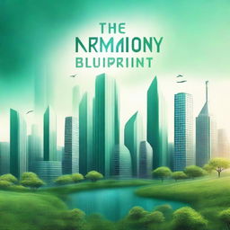 Create a book cover for a novel titled 'The Harmony Blueprint'