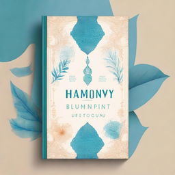 Create a captivating book cover for a novel titled 'Harmony Blueprint'