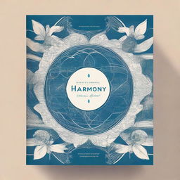 Create a captivating book cover for a novel titled 'Harmony Blueprint'