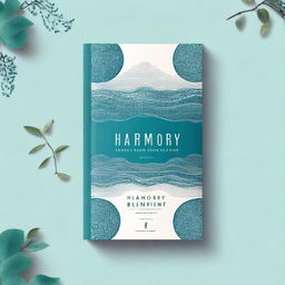 Create a captivating book cover for a novel titled 'Harmony Blueprint'