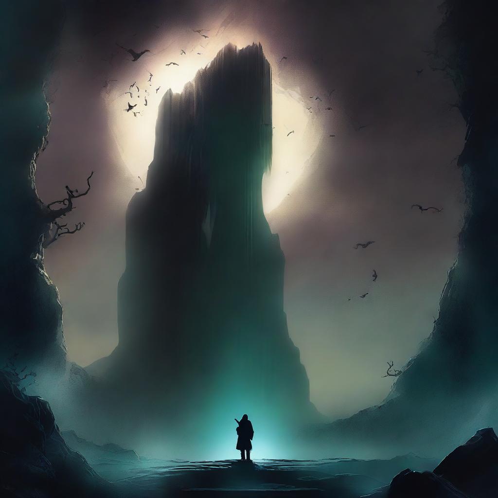 Create a book cover for 'Echoes of A Forgotten Abyss